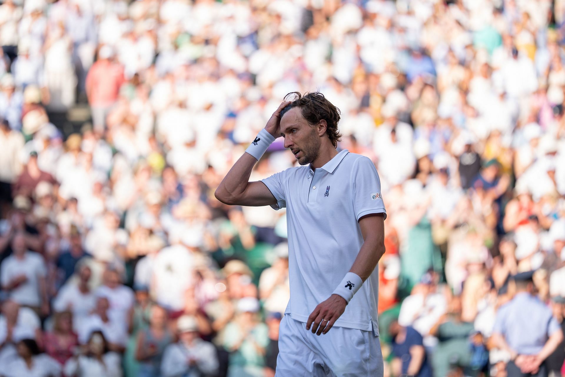 In Picture: Rinderknech in action (Getty)